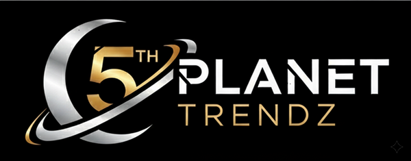 Logo of 5th Planet Trendz on a black background